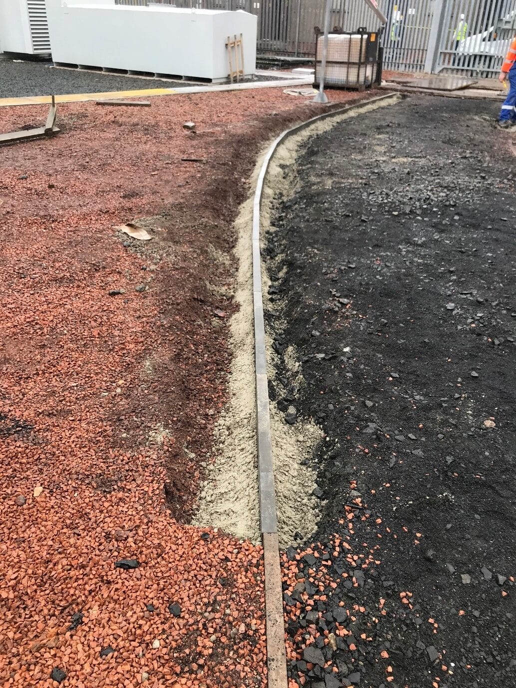 Repair Of Heel Kerbs At Grangemouth Substation Mcs