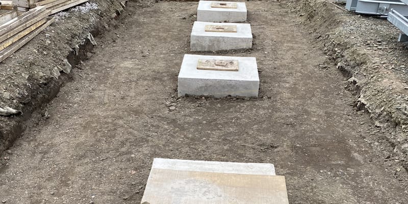 Fence Post Bases | Currie Substation