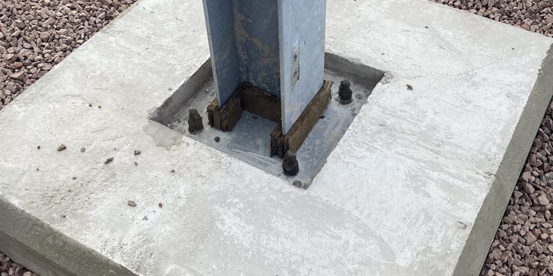 Concrete Plinth | Douglas North Substation
