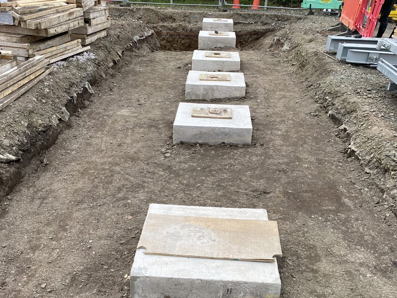Fence Post Bases | Currie Substation
