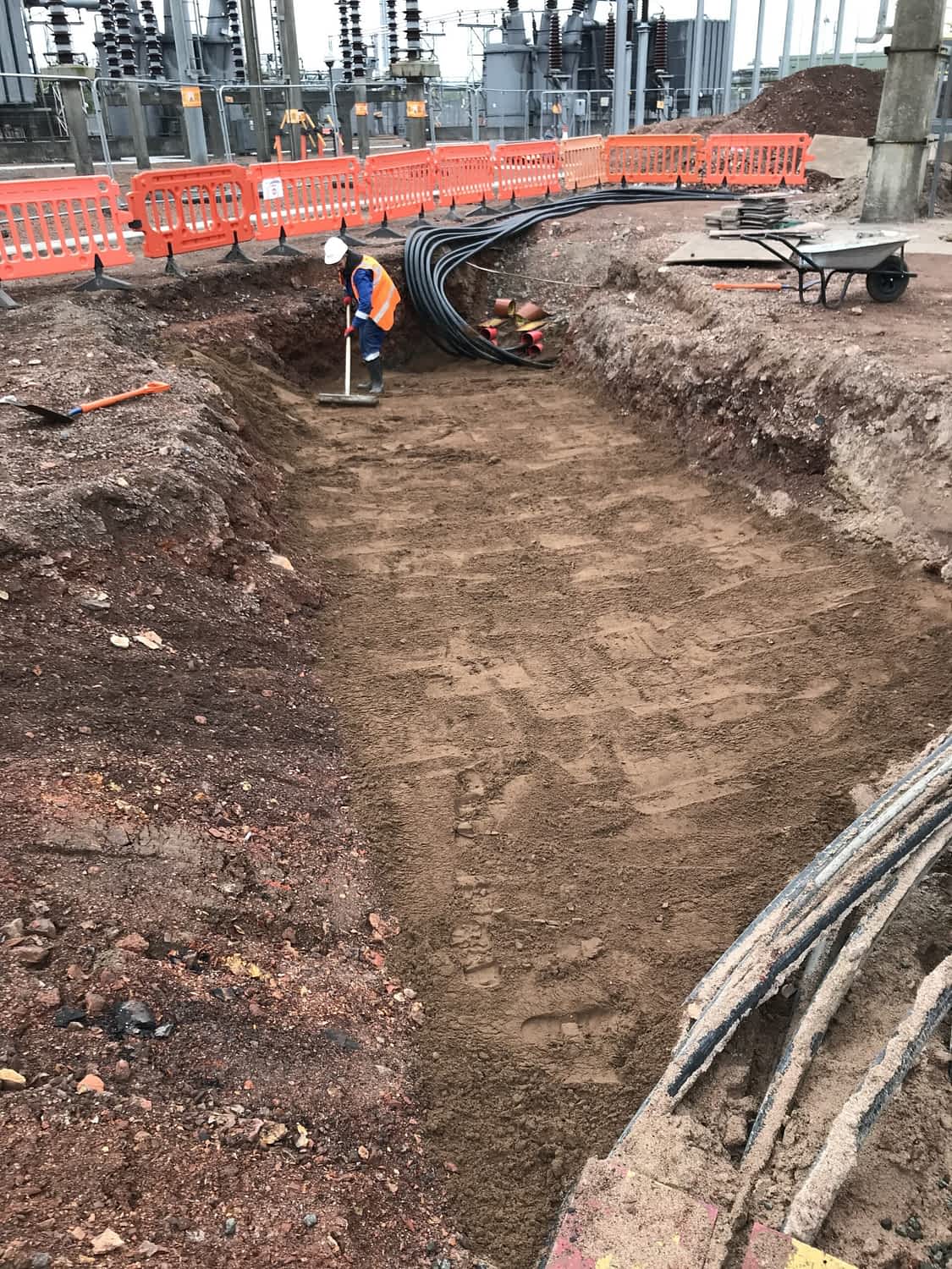 Cable Trough Grangemouth Substation - MCS