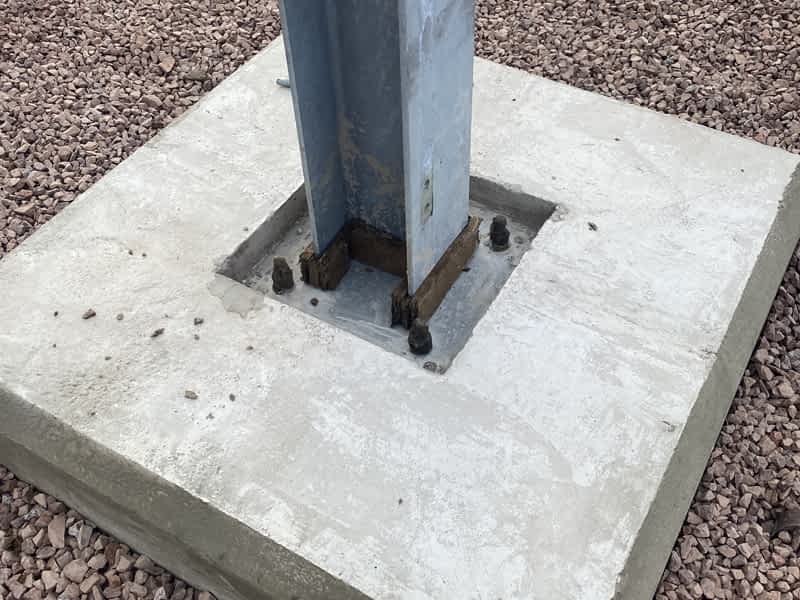 Extension to Concrete Plinth at Douglas North Substation - MCS